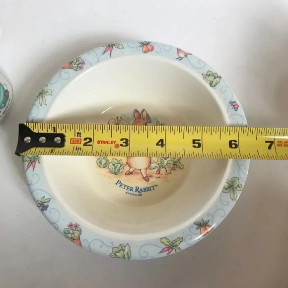 Eden Peter Rabbit Melamine Dish Set Cup Bowl 1996 - Picture 7 of 12